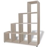 VidaXL Trapvormige Boekenkast/Presentatiemeubel 142 cm - Eikenkleur