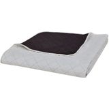 vidaXL - Bedsprei - Beige/Bruin - Microvezel - Gewatteerd Ontwerp