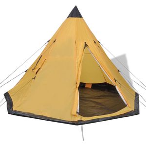 vidaXL-Tent-4-persoons-geel