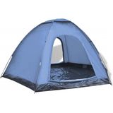 vidaXL Tent 6-persoons blauw