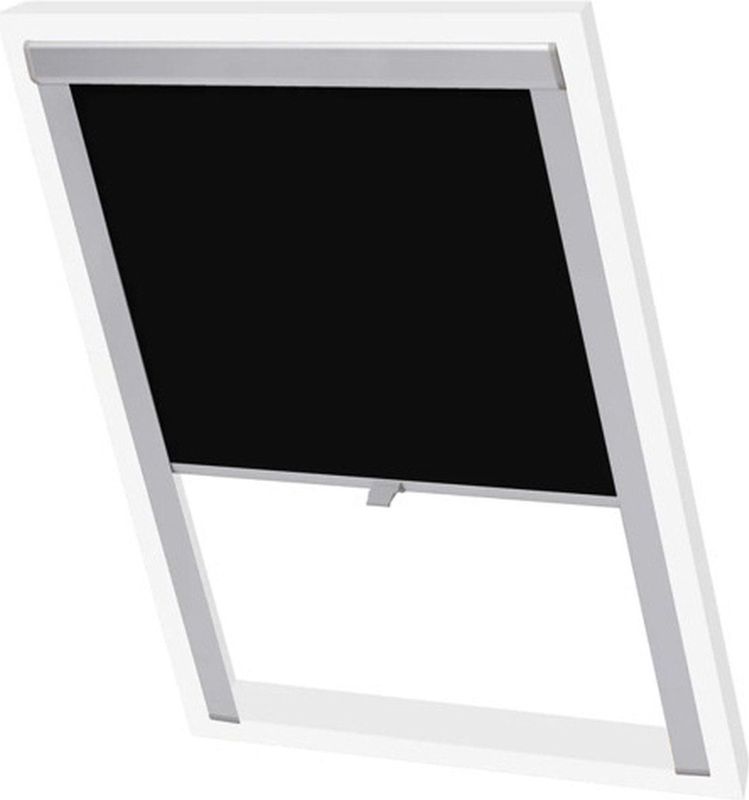 vidaXL Verdunkelungsrollo Schwarz 104