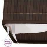 Bamboe Wasmand - Donkerbruin - Rechthoekig - Met Uitneembare Binnenvoering