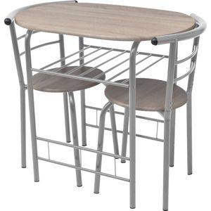 vidaXL Ontbijtbarset MDF