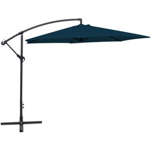 Vidaxl zweefparasol 3 m blauw