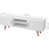 vidaXL-Tv-meubel-150x35x48,5-cm-MDF-hoogglans-wit