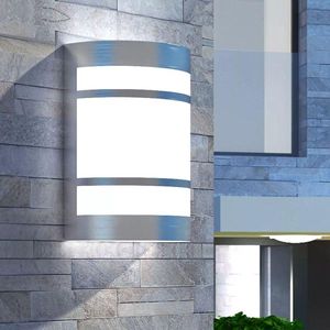 Vidaxl Wandlampe für Außenleichter aus Edelstahl