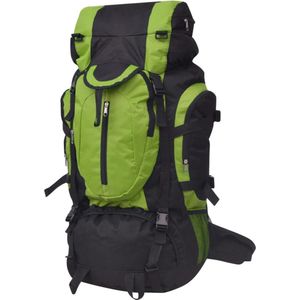 vidaXL-Rugzak-hiking-XXL-75-L-zwart-en-groen