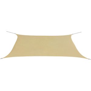 Sonnensegel Oxford-Gewebe Rechteckig 4x6 m Beige Vidaxl