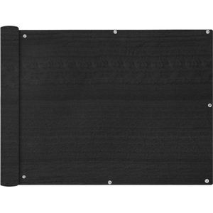 vidaXL Balkonsichtschutz HDPE 90x400 cm Anthrazit