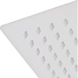 vidaXL Regenbrause Edelstahl 50x50 cm Quadratisch