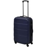 vidaXL Harde kofferset 3-delig blauw