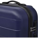 vidaXL Harde kofferset 3-delig blauw