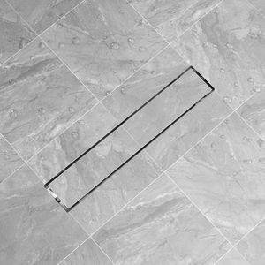 vidaXL - Doucheputje Rechthoekig - Roestvrij Staal - 630x140 mm
