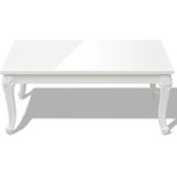 VidaXL Salontafel 100x60x42 cm Hoogglans Wit