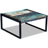 VidaXL Salontafel 80x80x40 cm - Massief Gerecycled Hout