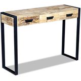 vidaXL-Wandtafel-met-3-lades-110x35x78-cm-massief-mangohout