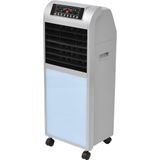 vidaXL Tragbarer Luftkühler 120 W 8 L 385 m³/h 37,5x35x94,5 cm