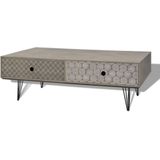 vidaXL Salontafel 100x60x35 cm grijs