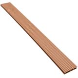 vidaXL Terrasplanken HKC met accessoires 10 m² 2,2 bruin
