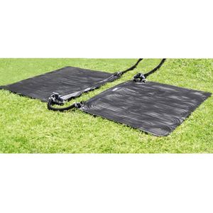 Intex Verwarmingsmat Op Zonne-energie 2 St 1,2x1,2 M PVC Zwart 28685