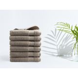 DoubleDry Handdoeken Set van 12 Hotelkwaliteit Beige Taupe