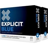 Explicit Blue - Erectie Pillen - 8 Stuks - Libido Verhogende Voedingssupplementen
