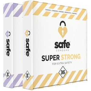 Safe Condooms Just be or be strong pakket - 72 stuks