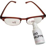 Druppelbril - oogdruppelhulp - bril met gaatjes voor oogdruppels - staaroperatiebril