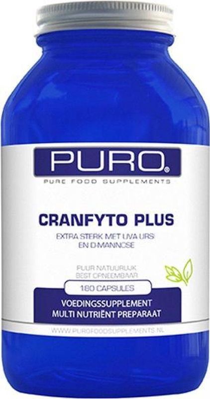 Puro - Cranfyto Plus - Voedingssupplement - V-capsules - D-mannose - Cranberry Extract