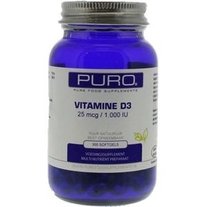 Puro - Vitamine D3 - Multivitaminen - 60 Capsules