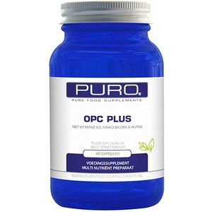 Puro - OPC Plus - Voedingssupplement - Druivenpitextract - Ginkgo Biloba