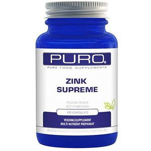 Puro Zink Supreme 60 capsules (Zinc)