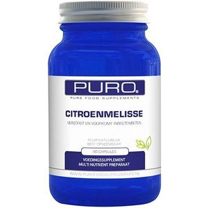 Puro - Citroenmelisse - Voedingssupplement - 30 Capsules