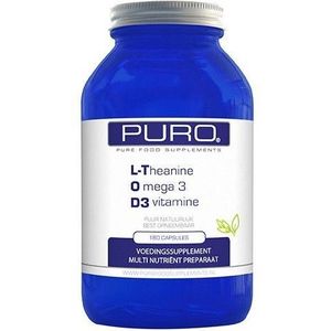 Puro L-Theanine Omega D3 (180 capsules)