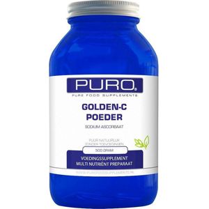 PURO Golden C 500 gram poeder (Vitamine C) 500 gram