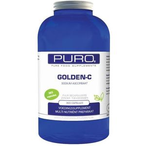 Puro Golden C 365 capsules (goed opneembaar, maagvriendelijke vitamine C)