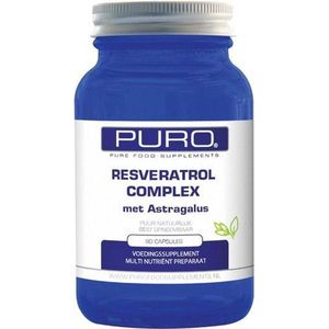 Puro - Resveratrol Complex - Antioxidant - 60 Capsules - Veganistisch