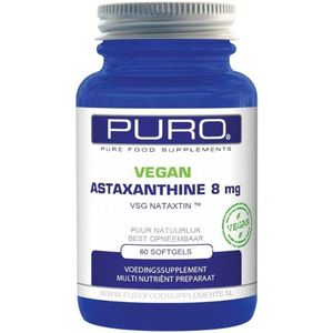 Puro Astaxanthine 8mg Vegan 60 capsules