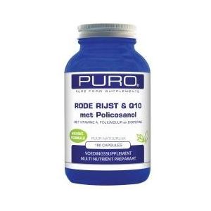 Puro - Capsules Rode Rijst & Q10 - Vegetarisch - 60 Stuks