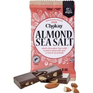 Chokay - Tablet - Donkere Chocolade - Amandelen - Zeezout - 85gr