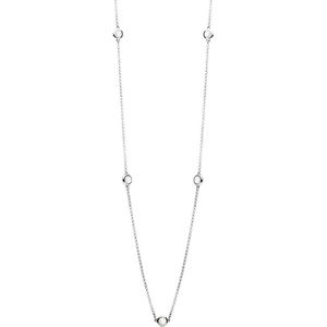 Casa Jewelry Collier Pom White - Zilver