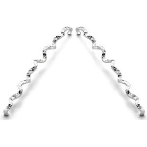 Casa Jewelry - Oorhangers - Zilver - Zilverkleurig - Zilver