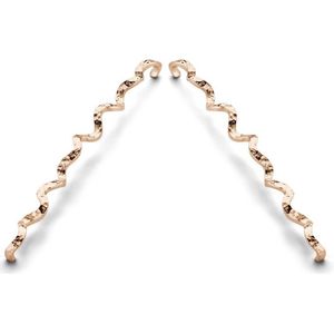 Casa Jewelry - Etnic - Oorhangers - Rosé Verguld - 5,5cm