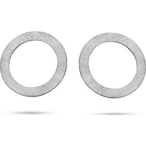 Casa Jewelry - Oorknoppen Lola - Zilver - Gesatineerd