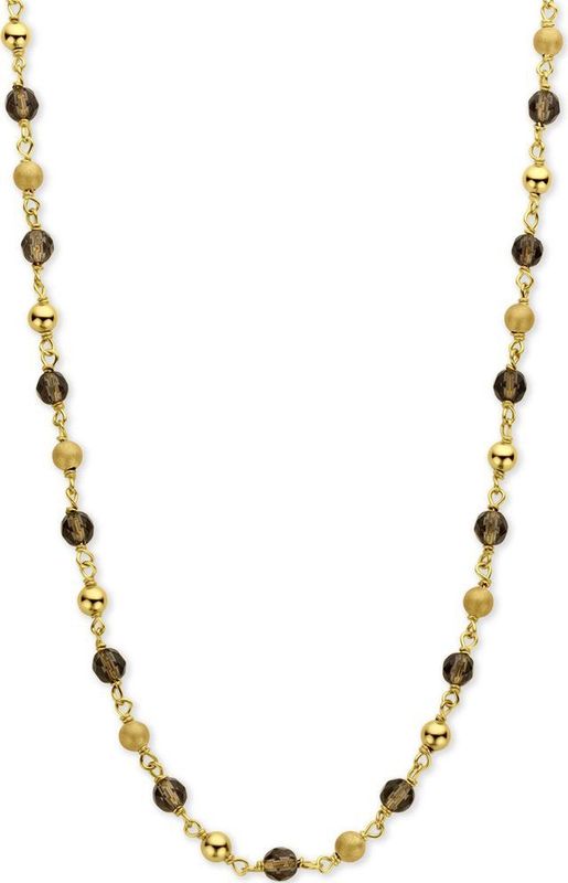 Casa - TC.9020.00 - Riva Rookkwarts - Ketting - Goudkleur