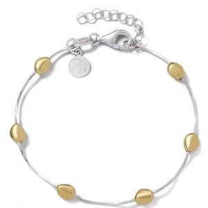 Casa - TA.1620.00 - Pebbles Bicolor - Armband - Zilver met Goud