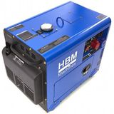 HBM 7900 Watt Standby Generator , Aggregaat Met 498 cc Dieselkrachtstroom Motor, 400V/230V/12V