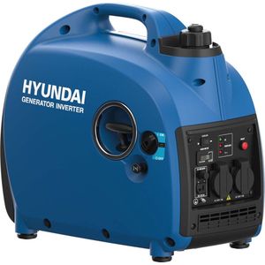 HYUNDAI inverter generator 2000 W - Benzinemotor - Schoon, fluisterstil en betrouwbaar - LED-scherm