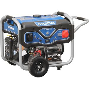 Hyundai 55054 Benzine Generator Met Elektrische Start - OHV Motor - 5500W - 3 Fase Full Power