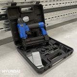 HYUNDAI 2-in-1 pneumatische tacker - softgrip - verstelbare diepte aanslag - universele DIN en Orion snelkoppeling